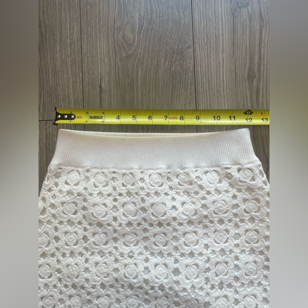 Rebecca Taylor Floral Crochet Skirt Sz S NWT - Picture 5 of 10